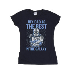 Li-cense Star wars dames mandalorian beste vader katoenen t-shirt