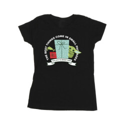 Li-cense Star wars dames the mandalorian galaxy's greetings katoenen t-shirt