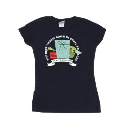 Li-cense Star wars dames the mandalorian galaxy's greetings katoenen t-shirt