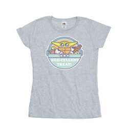 Li-cense Star wars dames the mandalorian eggcellent pasen katoenen t-shirt