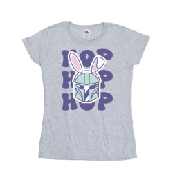 Li-cense Star wars dames the mandalorian hop into easter katoenen t-shirt