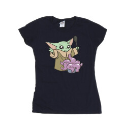 Li-cense Star wars dames the mandalorian spooky kook katoenen t-shirt