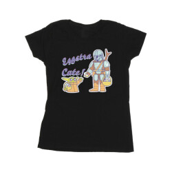 Li-cense Star wars dames the mandalorian eggstra schattig grogu katoenen t-shirt
