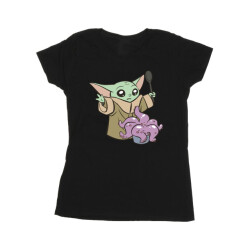 Li-cense Star wars dames the mandalorian spooky kook katoenen t-shirt