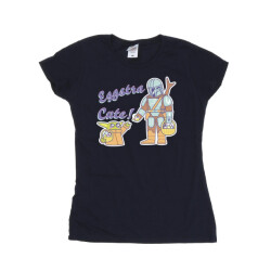 Li-cense Star wars dames the mandalorian eggstra schattig grogu katoenen t-shirt