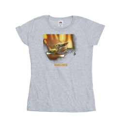 Li-cense Star wars dames the mandalorian grogu beschilderd katoenen t-shirt