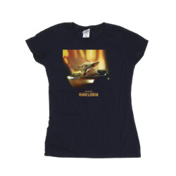 Li-cense Star wars dames the mandalorian grogu beschilderd katoenen t-shirt