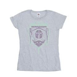 Li-cense Star wars dames the mandalorian fierce warrior patch katoenen t-shirt