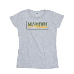 Li-cense Star wars dames the mandalorian mando cutout katoenen t-shirt