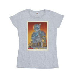 Li-cense Star wars dames the mandalorian paz vizla kaart katoenen t-shirt