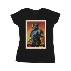 Li-cense Star wars dames the mandalorian paz vizla kaart katoenen t-shirt