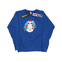 Li-cense Star wars dames the last jedi porg kerstverlichting sweatshirt