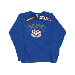 Li-cense Star wars dames the last jedi porgs piepend door de sneeuw sweatshirt
