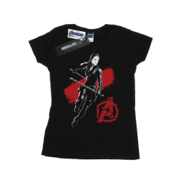 Li-cense Marvel dames avengers endgame mono black widow katoenen t-shirt