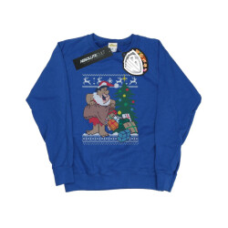 Li-cense The flintstones dames kerst fair isle sweatshirt