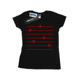 Li-cense Marvel dames avengers endgame logo strepen katoenen t-shirt