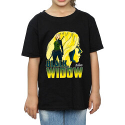 Li-cense Avengers infinity war meisjes weduwe katoenen t-shirt
