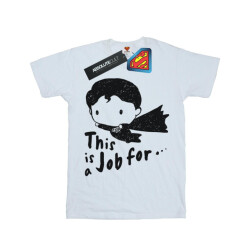 Li-cense Dc comics meisjes superman dit is een baan voor schets katoen t-shirt