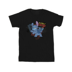 Li-cense Disney meisjes lilo and stitch gemakkelijk afgeleid katoenen t-shirt