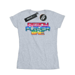 Li-cense Ready player one dames rainbow logo katoenen t-shirt