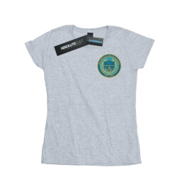 Li-cense Riverdale dames high school crest breast print katoenen t-shirt