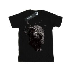Li-cense Marvel katoenen t-shirt black panther tribe mask voor meisjes