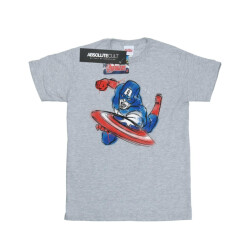 Li-cense Marvel meisjes avengers captain america spuit katoen t-shirt