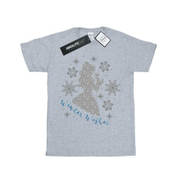 Li-cense Disney princess meisjes belle winter silhouet katoenen t-shirt