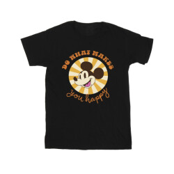 Li-cense Disney meisjes mickey mouse doe wat je gelukkig maakt katoenen t-shirt