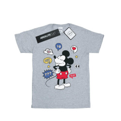 Li-cense Disney meisjes mickey mouse tong out katoenen t-shirt