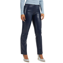 Guess Donker leerlook broek