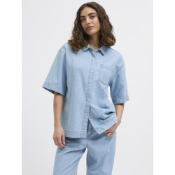 Jack & Jones Jxsura ss linen blend denim shirt d