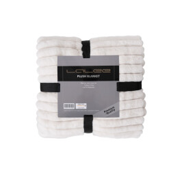 Muratap Plush soft plaid fluffy deken 3d effect, hoogpolig, 100% polyester, super