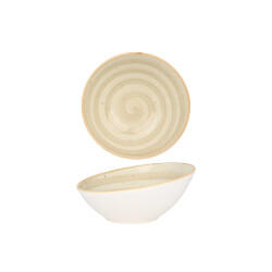 Bonna Serveerschaal aura terrain porselein 18 cm (450cc) set van 2