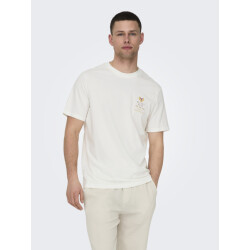 Only & Sons Onsmanuel life reg ss desert tee cs