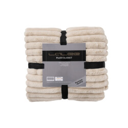 Muratap Plush soft plaid fluffy deken 3d effect, hoogpolig, 100% polyester, super