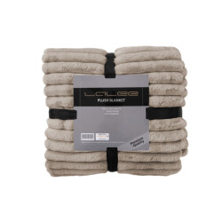 Muratap Plush soft plaid fluffy deken 3d effect, hoogpolig, 100% polyester, super