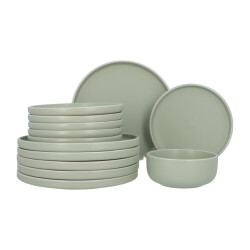 Secret de Gourmet 6 persoons servies 18 delig nordic style keramiek /wit