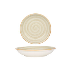 Bonna Serveerschaal aura terrain porselein 20 cm (500cc) set van 2