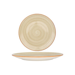 Bonna Dinerbord aura terrain porselein 27 cm set van 6