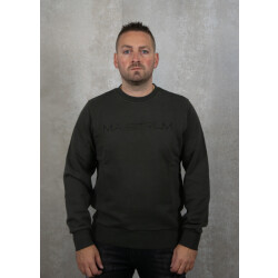 Ma.strum Crew neck applique logo sweat