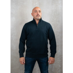 Lyle and Scott Tonal eagle quarter zip sweat