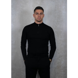 Pure Path Regular fit knitwear halfzip ls
