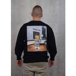 Baron Filou Cxvii oversized pullover poster backprint