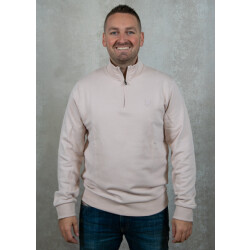 Lyle and Scott Tonal eagle quater zip sweat