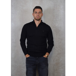 Lyle and Scott Tonal eagle merino quarter zip jumper