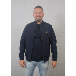 Lyle and Scott Hybrid baffled track jacket