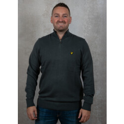 Lyle and Scott Cotton merino quarter zip jumper