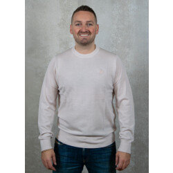 Lyle and Scott Tonal eagle merino crew neck jumper