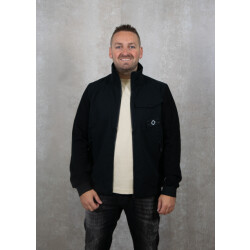 Ma.strum Full zip mixed media sweat
